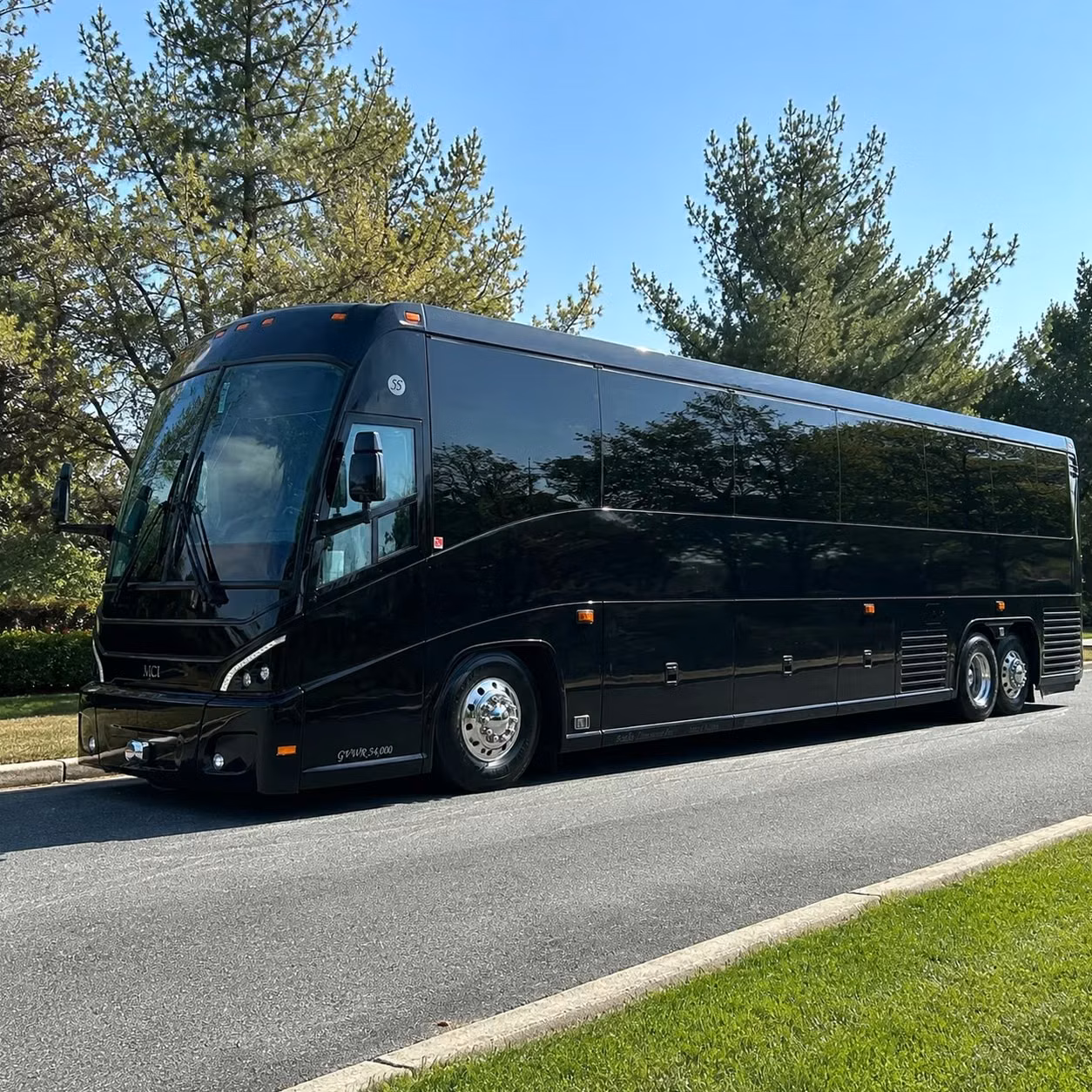 56 passenger charter bus